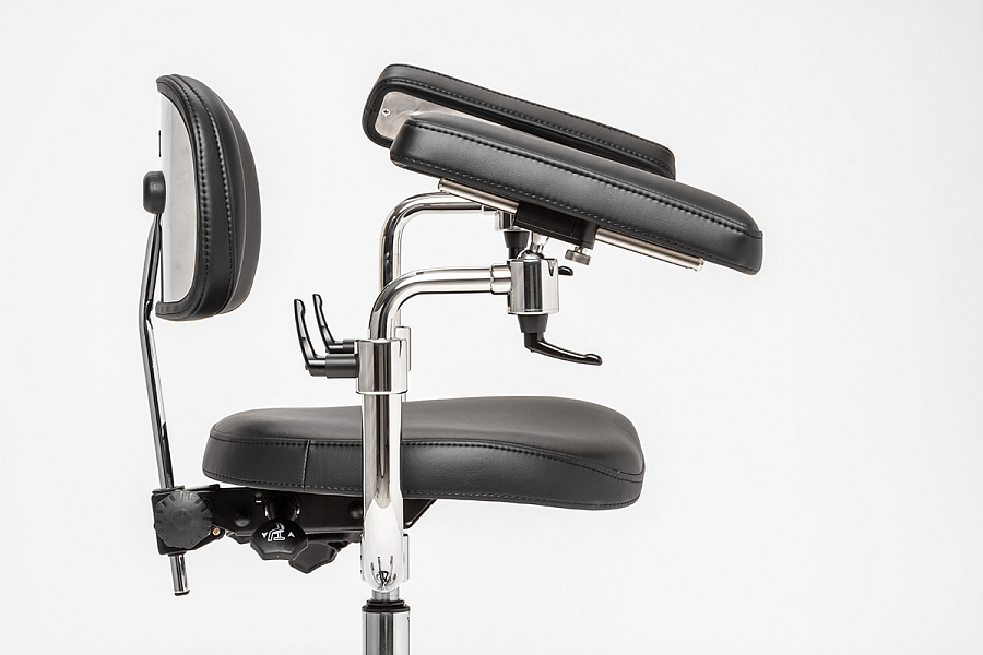 Стул микроскописта Mercury Elite Comfort с обратным газлифтом - Фото 12